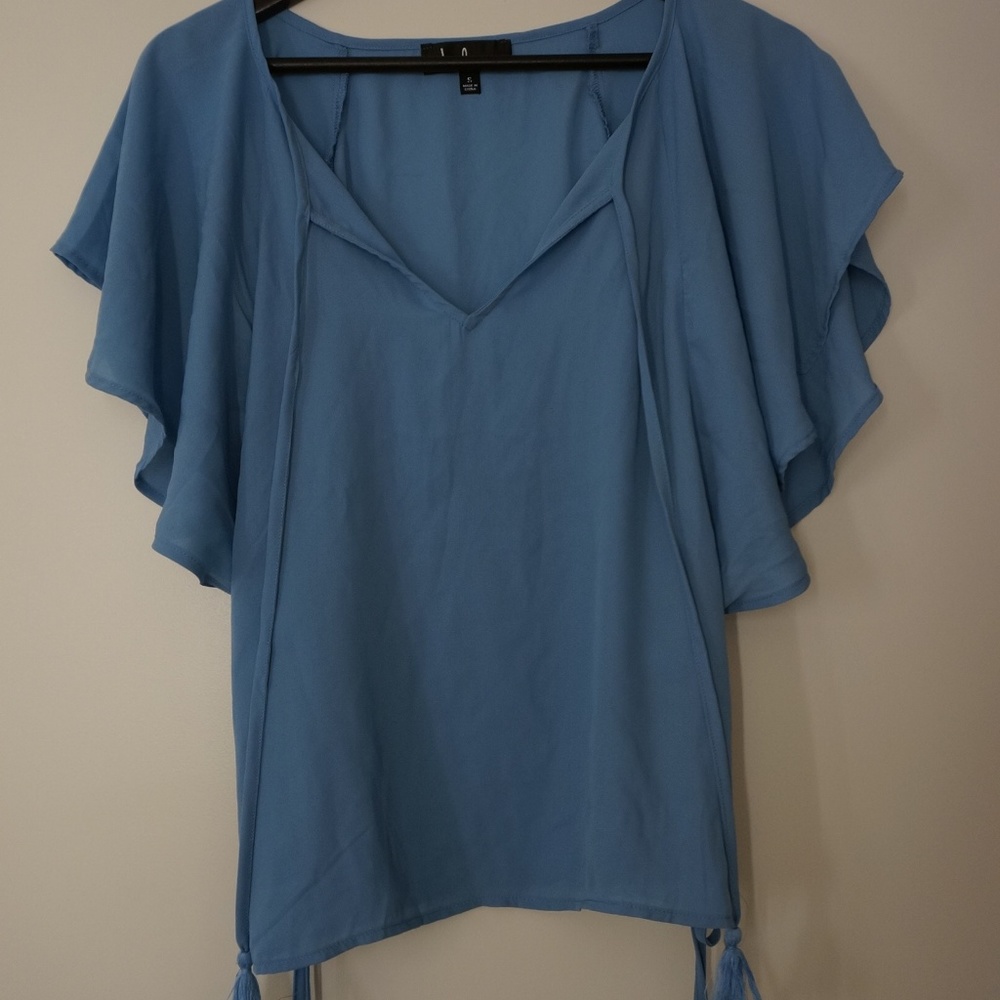 Lulus Romantic Blue Top
